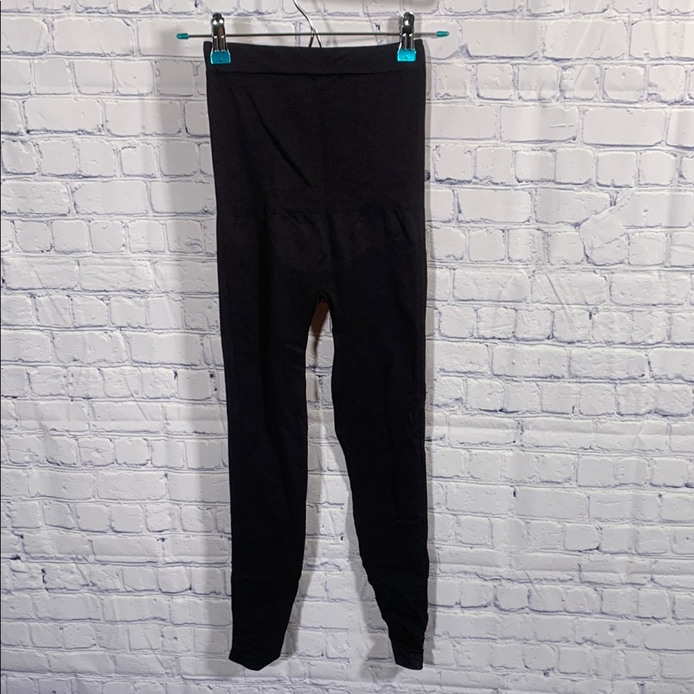 Spanx Womens Shaping Ankle Legging Black Sz S Shapewear Slimming Casual
